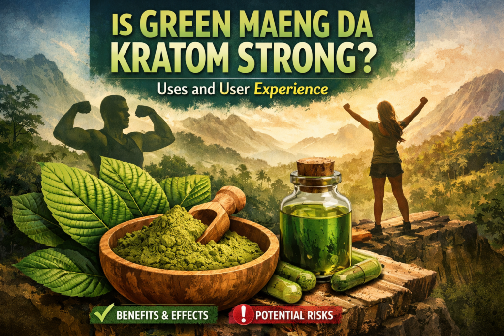 Is Green Maeng Da Kratom Strong? Uses and User Experience